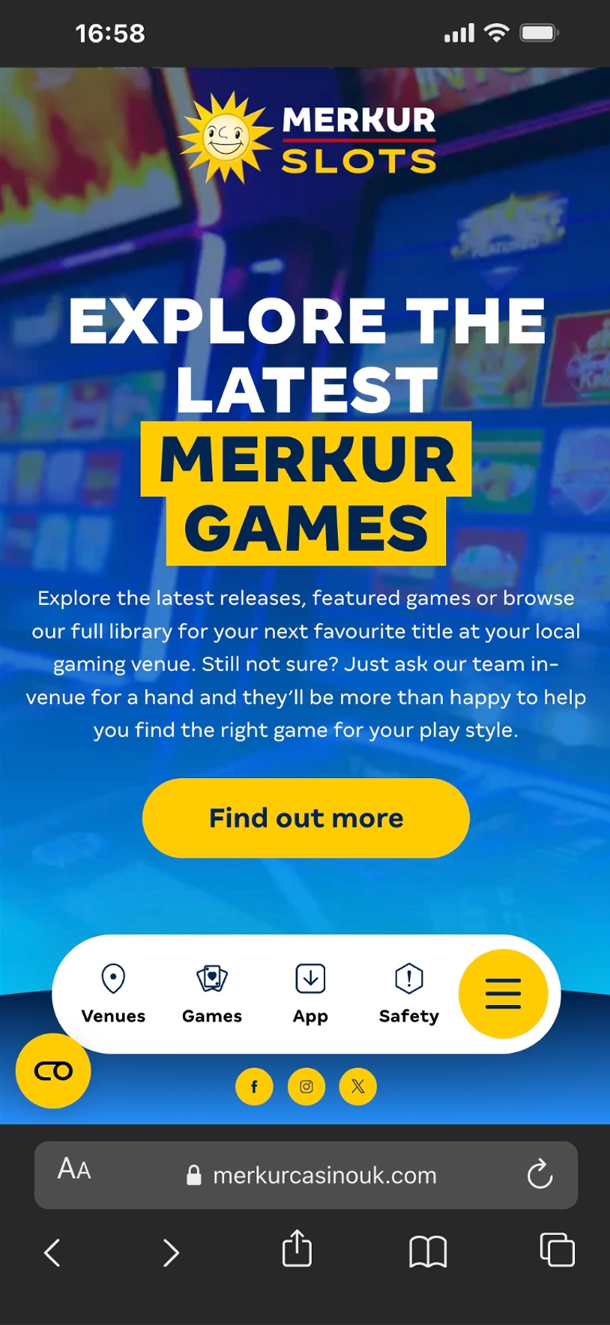 Merkur Slots mobile home