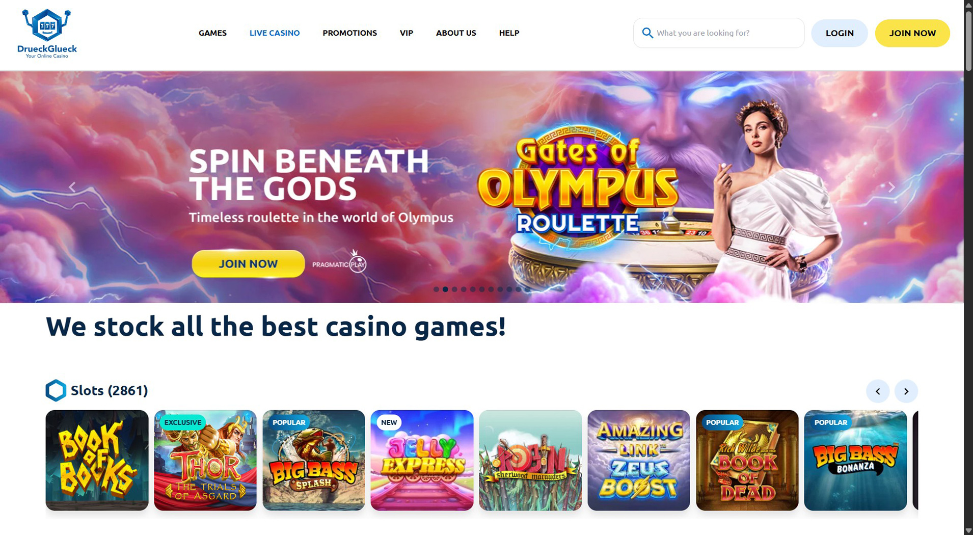 9. DrückGlück- Einfache Einrichtung des Flexepin Casinos